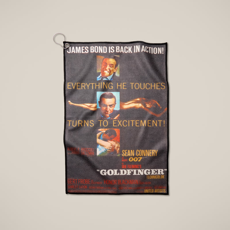 Goldfinger Movie Poster Towel